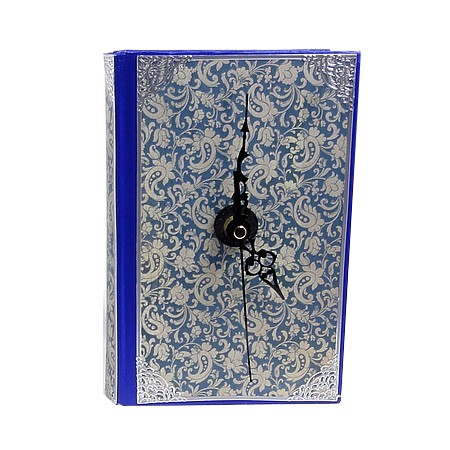 Livre horloge BLEU